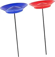 COSMEVIVI 2 Sets Juggling Hands Balance Board for Turntable 's Juggling Stick Juggling Small Juggling Stick Juggling Spinning Plates Circus Trick Plastic