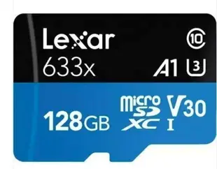 Lexar 雷克沙512g 512gb 633x microSD A2記憶卡 記憶卡全系列 lexar 128G下單