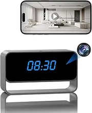 DuboCam Clock Camera - Full HD 1080P Wireless Camera - WiFi Nanny Cam for Home Indoor Security - WiFi & Bluetooth Connection【Upgraded】
