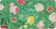 Watercolor Hand-Painted Flowers Toddler Bed Sheet Travel Washable Cot Sheet for Kids Camping Cot for Small Spaces Baby Travel 50'' x 25'' (Sheet,Bed Not Included)