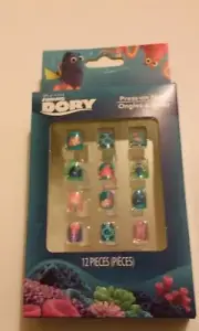 Disney Pixar FINDING DORY Childrens Press-On Nails (12pcs)