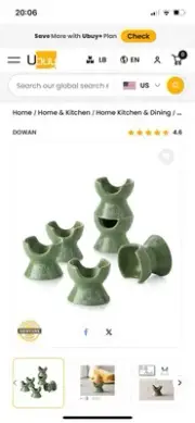 New In Box. Set Of 6 Porcelain Egg Cups