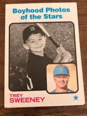 4x Lot TREY SWEENEY 2022 Topps Heritage Boyhood Minor League RC #143