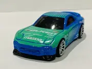 Hot Wheels ‘95 Mazda RX-7 ‘Loose’ Blue Falken