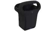 Automatic Hand Dryer Compressed Air Current Contactless Vandalismussicher Black