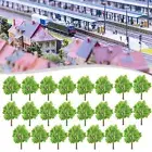 Exquisite Train Railroad Model Trees 4cm Scale Tree Park Landscape Decor