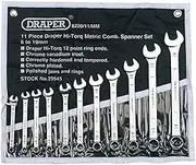 Draper Hi-Torq 29545 11-Piece Metric Combination Spanner Set