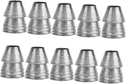 Generic 10Pcs Iron Wedge Handle Fixing Tools for Hammer and Axe Handle Repair Durable and Reliable Splitting Wedge Accessories for Woodworkers and Construction Work