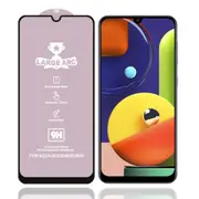 For Galaxy A50s 9H HD Large Arc High Alumina Full Screen Tempered Glass Film