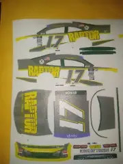 2023 William Byron #17 Raptor Chevy Xfinity 1/64 Peel & Stick Decals