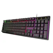 EGAMING Mechanical Keyboard Compact 104 Key with Gaming Software Red Switches