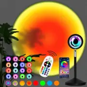 Sunset Lamp with APP Control and Remote Control, Multicolor Colors Night Light f