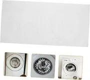 Yardenfun Easy Apply Laundry Room Wall Decorations Mini Washing Machine PVC Wall Sticker Set