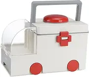 kokiya First Aid Storage Box Container Bin, Multipurpose Storage Box Organizer, Lockable Lid Family First Aid Box
