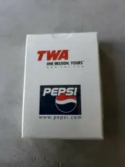 NIB TWA Playing Cards - Pepsi - One Mission. Yours