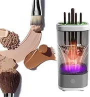 Makeup Brush Cleaner Machine - Electric Make up Brushes Cleaner Cleanser for All Size Beauty make up Brush, makeup brush and sponge cleaner with Dryer