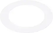 uxcell 2.99" ID 4.33" OD Goof Rings for Recessed Light, Gloss White Goof Metal Trim Ring Lighting Fixture for Ceiling Wall Recessed Can Downlights