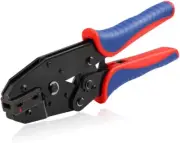 HKS Crimping Tool for Insulated Flag Terminals - Ratcheting Wire Crimpers - AWG
