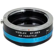 FotodioX Vizelex ND Throttle Adapter for Canon EF/EF-S Lenses to Sony E-Mount Cameras