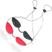 3Pcs Eye Shades Goggles Portable Sunbathing Eye Masks for Tanning Beauty Care Protective Eyewear for Salon Outdoor Use Colors Included