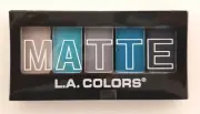 L.A. Colors 5 Color Matte Eyeshadow - Blue Denim ( CEM474 )