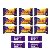 Cadbury Crunchie Showbag Bite Size Milk Chocolate Lollies/Snacks/Confectionery