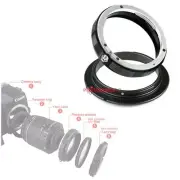 Reverse Macro Adapter +58mm Rear Lens Protect Filter Ring For Canon EOS EF Mount