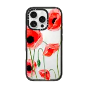 iPhone 16 Pro Impact Case Red poppies