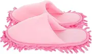KOMBIUDA Floor Cleaning Slippers Chenille Mop Socks for Women Size 8 Foot Mopping Slippers Washable Non-Slip Soft Warm for Indoor Use