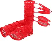 GANAZONO 10Pcs Fishing Bait Cage Holder Durable Plastic Fishing Lure Basket for Bait Storage for Outdoor Fishing Activities Design Prevents Bait Loss