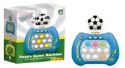 Spinning Football Push Memory Game - Blue