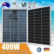 12V 400W Bifacial Solar Panel Kit Mono 400 Watt Caravan Camping Battery Charging