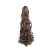 Ponytail 22'' Long Wavy Claw Ponytail Clip On Synthetic Hair Extension Pure Color Claw Jaw in Fake Hair piece