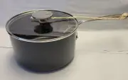 Mauviel 1830 M'STONE 3 -Sauce Pan & Glass Lid Cast Stainless Steel Handle -3.6Qt