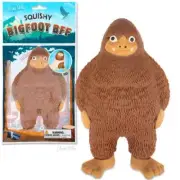 SQUISHY BIGFOOT BFF Squish Squeezable Stress Sasquatch Figure Toy Archie McPhee