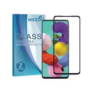 2 Pack MEZON Samsung Galaxy A51 Full Cover Tempered Glass Screen Protectors