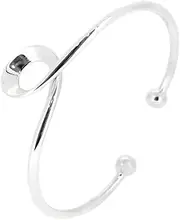 [Treasure Bay] TreasureBay Classic 925 Sterling Silver Bangle Bracelet for Women, Ladies and Girls
