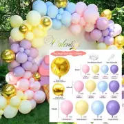 122pcs Latex Balloon Arch Kit Garland Wedding Baby Shower Birthday Party Decor
