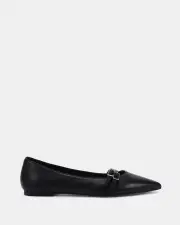Miss Sofie Liri/Black Womens Flats 07