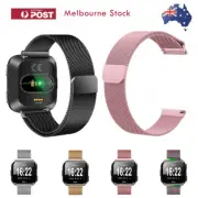 Fitbit Versa 2 & 1 Lite Band Metal Stainless Steel Milanese Wristband Loop Strap