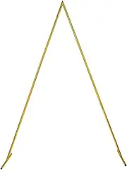 Perfeclan Wedding Arch for Ceremony Arched Door Frame Rustic Wedding Backdrop Stand Triangle Balloon Arch Frame for Bridal Shower Beach