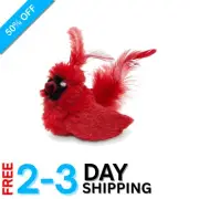 Real Birds Interactive Cat Toy with Chirping Sound & Catnip - For All Sizes