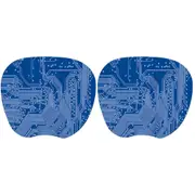 2PK Kensington Blue Super Thin Mouse Pad Anti-Slip Desktop Tracking for Computer