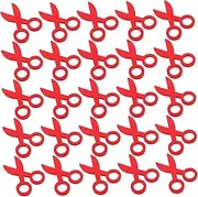Pcs Wooden Scissors Set Safe Mini Scissors Cutout for Toddlers Educational Boys and Girls Toys Red Birthday Party Favors Sensory Toys