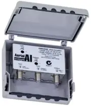 Aerial Industries 12V DC Weatherproof ABS Case Lead Free Masthead TV Amplifier
