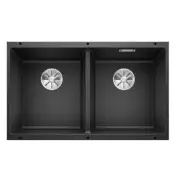 Blanco Sink Double Bowl 755mm Undermount Anthracite (Earthy Black) SUBLINE350350
