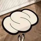 Comfortable Diatom Mud Floor Mat Thickened Toilet Door Rugs Bedroom