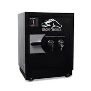 IRON HORSE Fireproof Safe 560x410x355mm 40ltr 60kg Dual Key Fire Proof