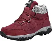 [Smilice] Women's Winter Warm Hiking Shoes with Rubber Outsole