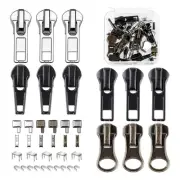 Zipper Repair Kit, 5 Zipper Replacement Slider Kit, Zippers Pull Zip Head2894